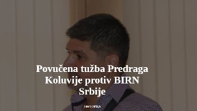 Povučena Koluvijina tužba